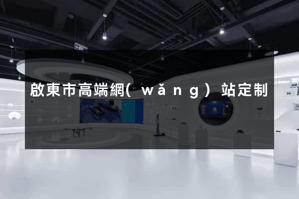 啟東市高端網(wǎng)站定制