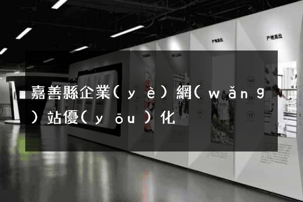 嘉善縣企業(yè)網(wǎng)站優(yōu)化