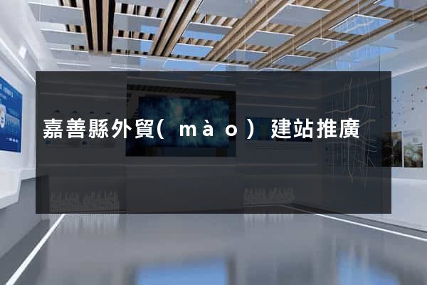 嘉善縣外貿(mào)建站推廣