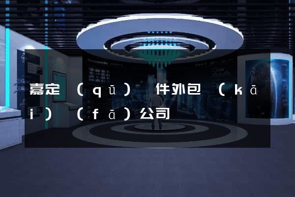 嘉定區(qū)軟件外包開(kāi)發(fā)公司