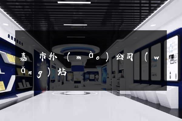 嘉興市外貿(mào)公司網(wǎng)站
