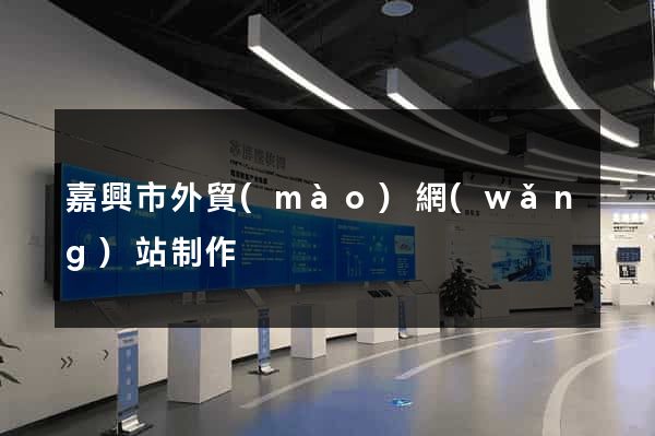 嘉興市外貿(mào)網(wǎng)站制作