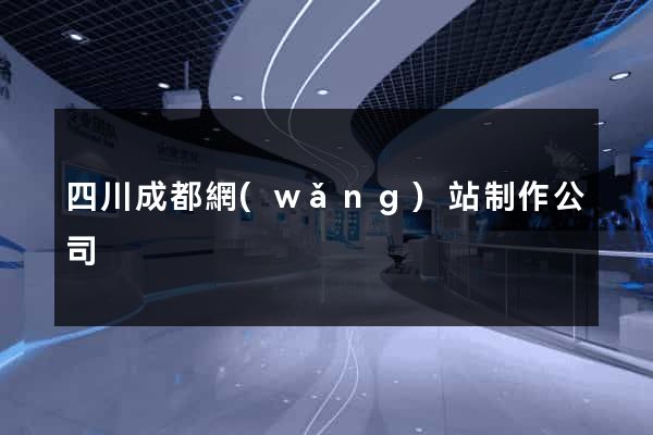 四川成都網(wǎng)站制作公司