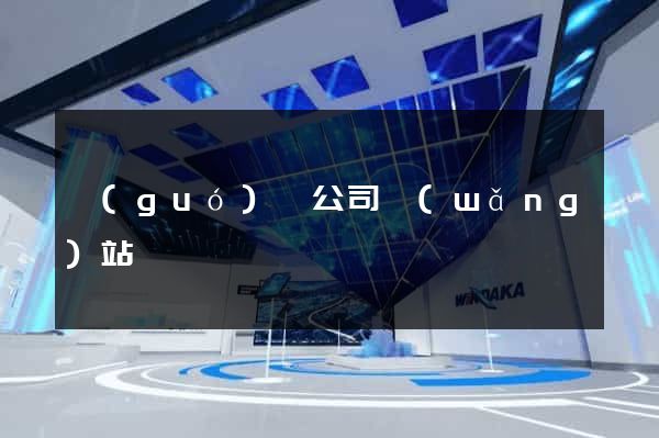 國(guó)際公司網(wǎng)站
