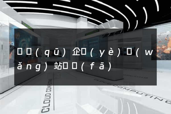 園區(qū)企業(yè)網(wǎng)站開發(fā)