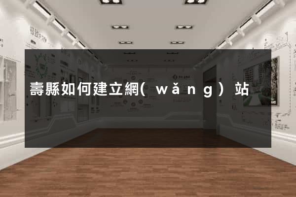 壽縣如何建立網(wǎng)站
