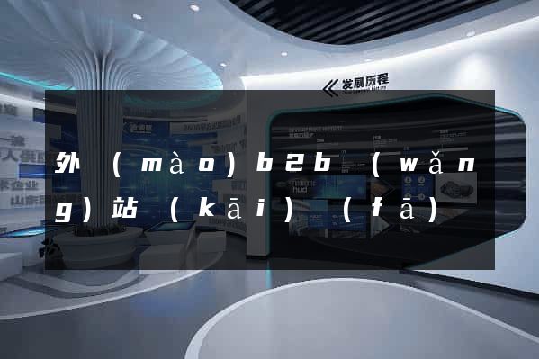 外貿(mào)b2b網(wǎng)站開(kāi)發(fā)