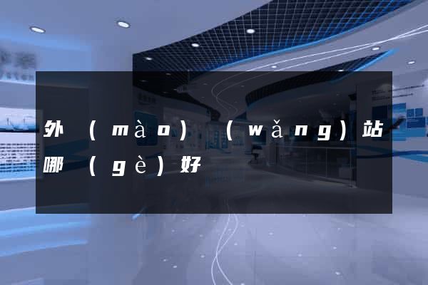 外貿(mào)網(wǎng)站哪個(gè)好