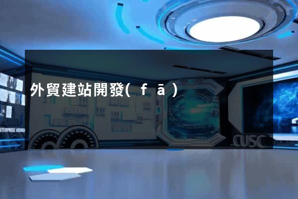 外貿建站開發(fā)