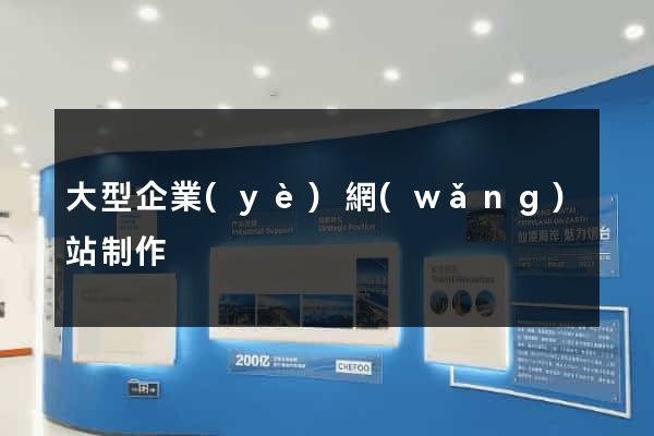 大型企業(yè)網(wǎng)站制作