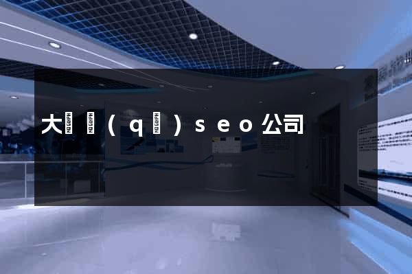 大觀區(qū)seo公司