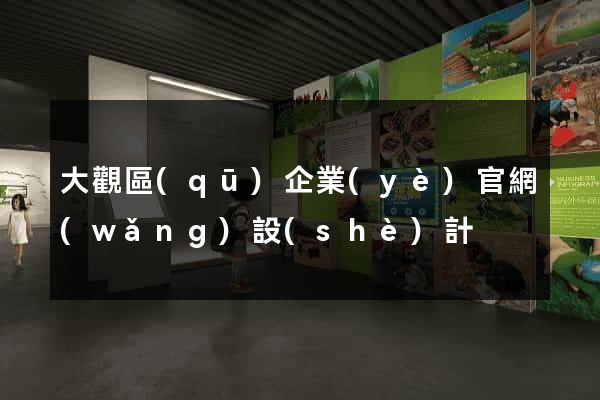 大觀區(qū)企業(yè)官網(wǎng)設(shè)計