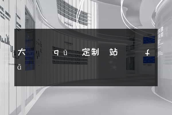 大觀區(qū)定制網站開發(fā)