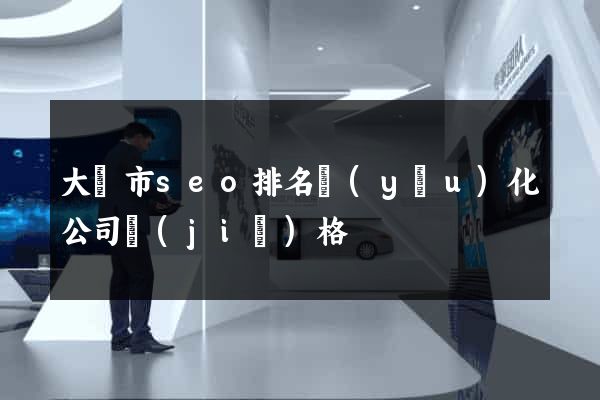 大豐市seo排名優(yōu)化公司價(jià)格
