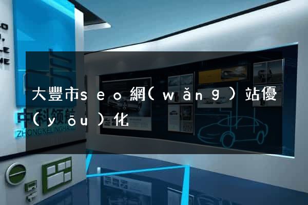 大豐市seo網(wǎng)站優(yōu)化