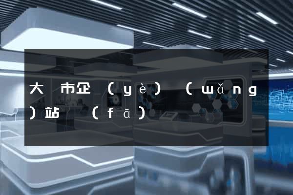 大豐市企業(yè)網(wǎng)站開發(fā)