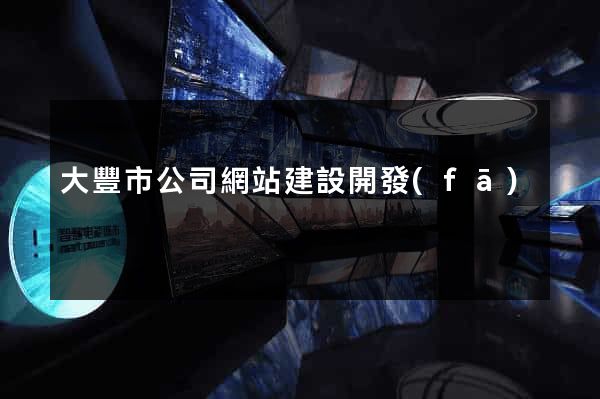 大豐市公司網站建設開發(fā)
