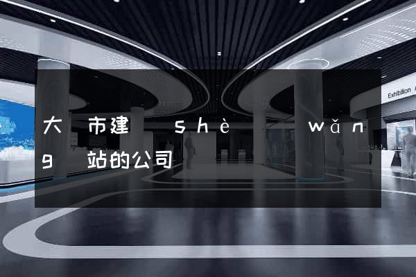 大豐市建設(shè)網(wǎng)站的公司