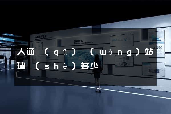 大通區(qū)網(wǎng)站建設(shè)多少錢