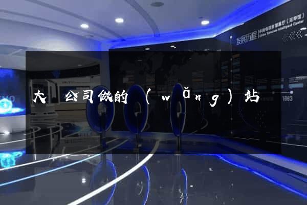 大連公司做的網(wǎng)站