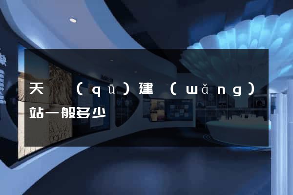 天寧區(qū)建網(wǎng)站一般多少錢