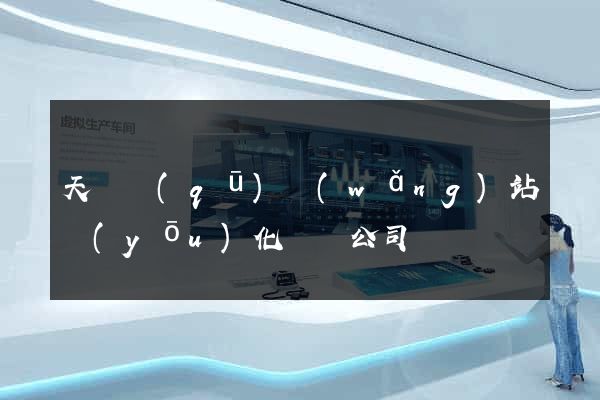 天寧區(qū)網(wǎng)站優(yōu)化設計公司