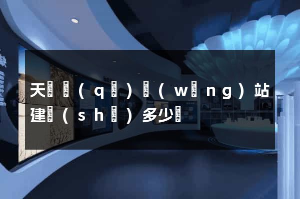 天寧區(qū)網(wǎng)站建設(shè)多少錢