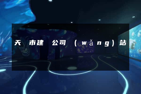 天長市建設公司網(wǎng)站