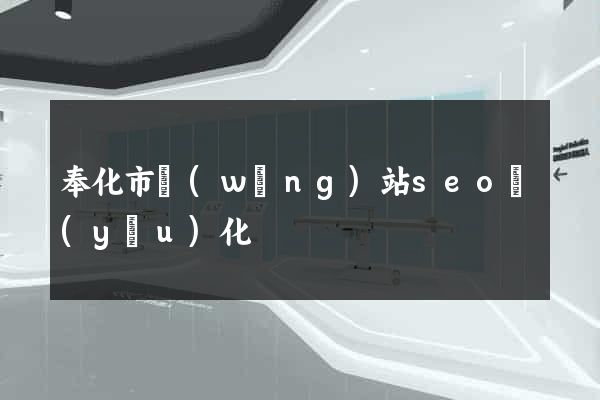 奉化市網(wǎng)站seo優(yōu)化