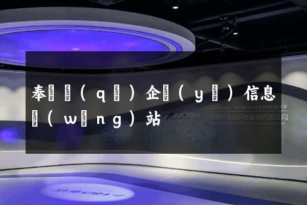奉賢區(qū)企業(yè)信息網(wǎng)站