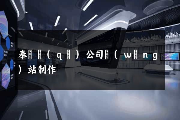 奉賢區(qū)公司網(wǎng)站制作
