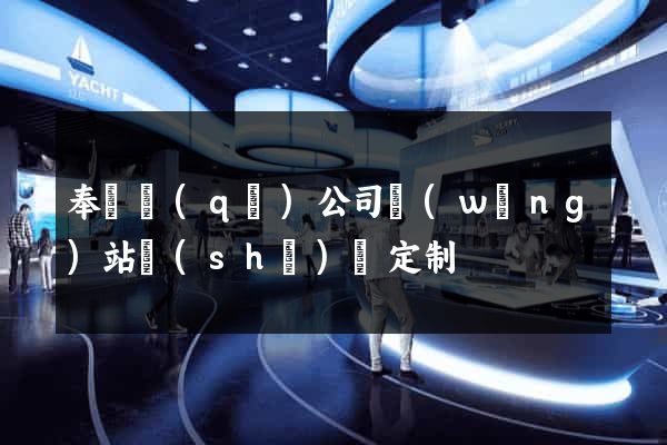 奉賢區(qū)公司網(wǎng)站設(shè)計定制