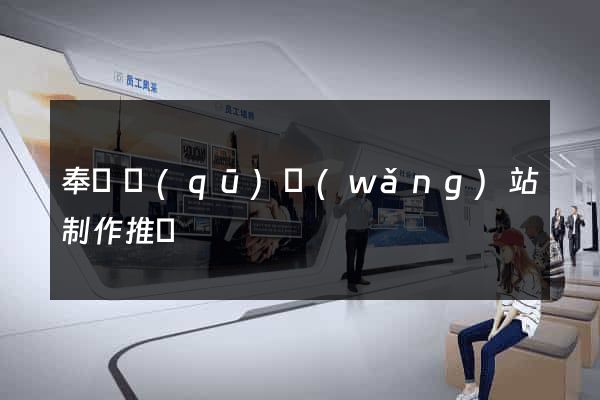 奉賢區(qū)網(wǎng)站制作推廣