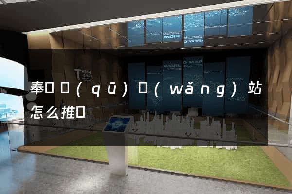奉賢區(qū)網(wǎng)站怎么推廣