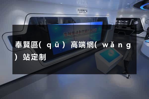 奉賢區(qū)高端網(wǎng)站定制