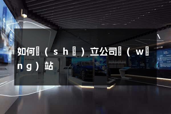 如何設(shè)立公司網(wǎng)站