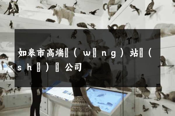 如皋市高端網(wǎng)站設(shè)計公司