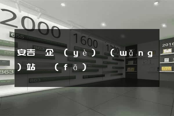 安吉縣企業(yè)網(wǎng)站開發(fā)