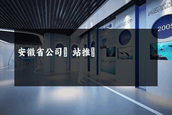 安徽省公司網站推廣