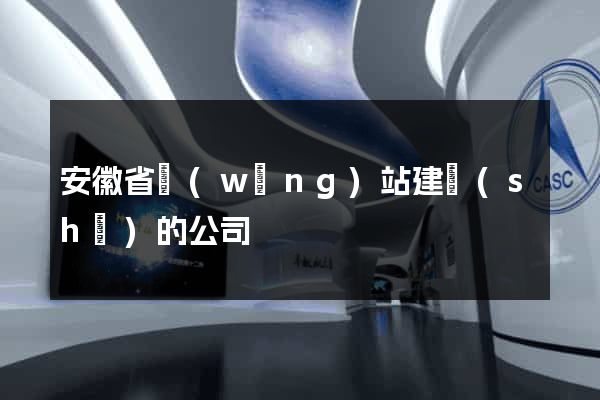 安徽省網(wǎng)站建設(shè)的公司