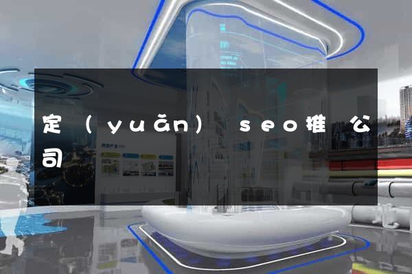 定遠(yuǎn)縣seo推廣公司