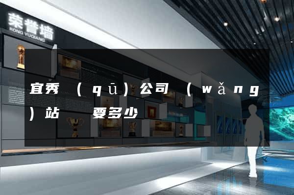 宜秀區(qū)公司網(wǎng)站設計要多少錢