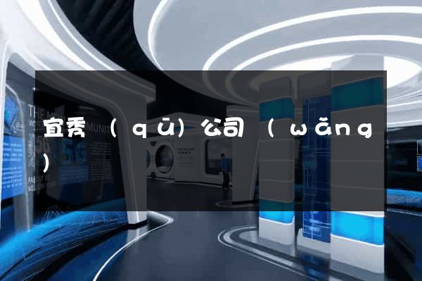 宜秀區(qū)公司網(wǎng)頁設計