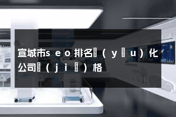 宣城市seo排名優(yōu)化公司價(jià)格