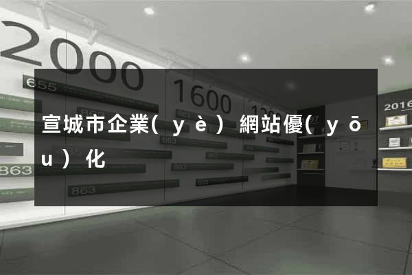 宣城市企業(yè)網站優(yōu)化