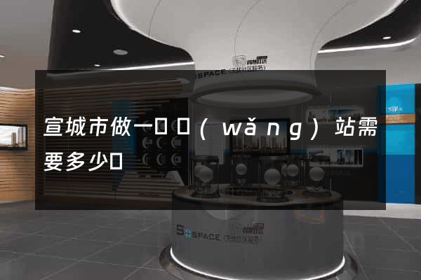 宣城市做一個網(wǎng)站需要多少錢