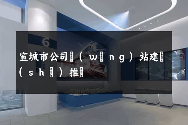 宣城市公司網(wǎng)站建設(shè)推廣