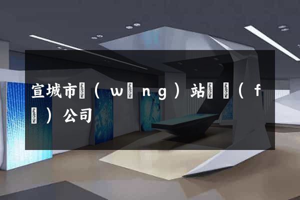 宣城市網(wǎng)站開發(fā)公司