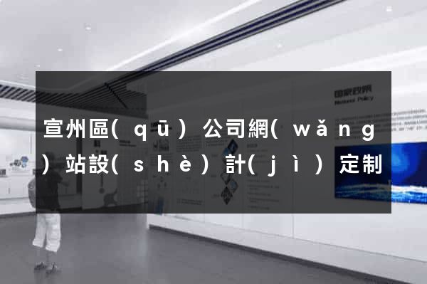 宣州區(qū)公司網(wǎng)站設(shè)計(jì)定制