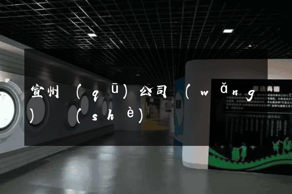 宣州區(qū)公司網(wǎng)頁設(shè)計